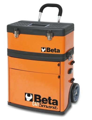 Chariot porte-outils à deux modules superposables