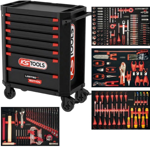 Servante atelier 7 tiroirs one by one 4 tiroirs ks tools