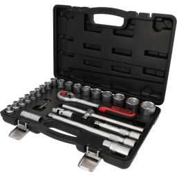 6 pans
Syst&egrave;me FlankTraction
Finition satin&eacute;e
Chrome Vanadium
Coffret robuste en mati&egrave;re plastique
