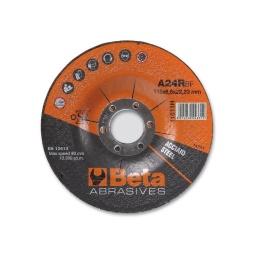 Disques d’ébavurage pour l'acier à moyeu déporté 
Enlèvement de matière élevé et bonne durée de vie
HARD
Disques à utiliser avec meuleuses portables à renvoi d’angle
A24R EN 12413
125 6,5 22,23
Lot de 10 disques