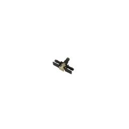 Raccord de retour de fuel à connection rapide - 2 voies Convient pour injecteurs Bosch ref 0445110550 & 0445110743. Convient pour VW et BMW Connecteur en ligne avec joint d'étanchéité 5 pcs
