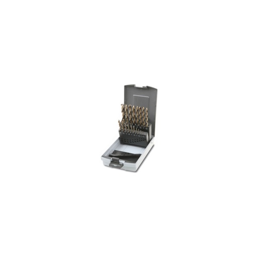 Coffret 19 forets tailles acier hss co-5% 1 a 10mm beta