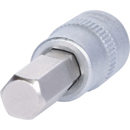 6 pans intérieur
Selon DIN 7422
Carré d'entraînement intérieur selon DIN 3120 / ISO 1174 avec encoche pour verrouillage par bille
avec embout tournevis nickelé serti
Pour une utilisation manuelle
Finition satinée
Chrome Vanadium