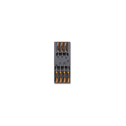 Module tournevis torx 7 pièces
- composition:
t6-t7-t8-t9-t10-t15-t20
- plateau thermoformé rigide 
- 1/4 de tiroir
- 367x147mm - qualité premium beta depuis 1939