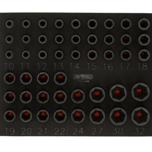 Module de douilles à chocs 10 à 32mm 48 pièces
