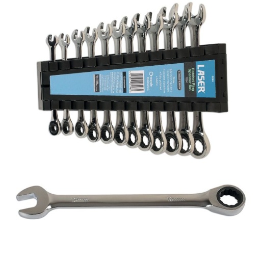 jeu de cle mixte a cliquet - 12 pcs