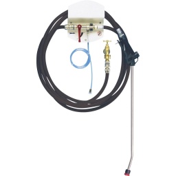Centrale de pulvérisation pour 1 produit
Se raccorde sur un robinet et dilue automatiquement un produit nettoyant ou désinfectant avec de l’eau, pas besoin d’électricité.
Idéales pour pulvériser des produits nettoyants sur des voitures, camions et autres véhicules.
Livrées avec une lance de pulvérisation de 60cm équipée d’une buse à jet plat.
Avec raccord entre le pistolet et le tuyau de lavage.
Equipé d’un tuyau de 15m résistant de haute qualité en fibre polyester.
La dilution exacte est définie grâce aux 14 buses fournies, calibrées de couleurs.