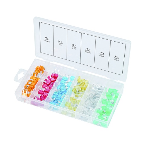 Assortiment de 120 mini-fusibles