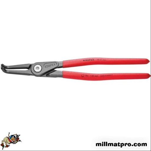 Pince de précision pointes coudées à 90°C pour circlips intérieurs 85-140mm 310mm