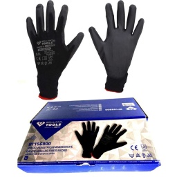 Gants de protection pour mécanicien
Haute qualité
Gants en tricot fin
Avec revêtement PU sur la paume
Idéal pour travailler avec de petites pièces
12 paires
Noir