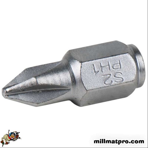 Embout de vissage 1/4" PH 2, L. 18 mm du coffret 918.3050