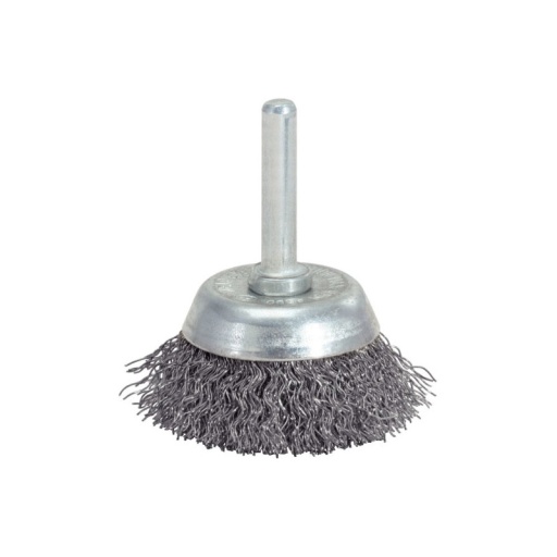 Brosse boisseaux 50mm sur tige 6mm 