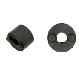 Douille à 2 broches à carré de 1/2", de qualité impact, équivalente aux références OEM 9996791 et TG151103, pour la dépose et l'installation des ressorts à lames et des goupilles de manilles sur les véhicules Volvo-Penta et Mack.

Conçu pour la dépose de la goupille de manille à ressort et doté de 2 trous de goupille.
Les applications comprennent : Volvo-Penta (FM12) et Mack Trucks.
Équivalent aux OEM 9996791 et TG15103.
À utiliser avec les goupilles OEM 16142309, 1614230, 15890247, 1589024 et 16142309.
Carré de 1/2''. Fini au phosphate noir.