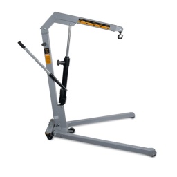 Grue hydraulique pliable avec vérin double effet
Cette grue hydraulique compacte et maniable est la solution idéale dans les espaces exigus pour les petites charges. 
Avec son cadre fin mais robuste, ses jambes pliables et son levier hydraulique orientable à 200°, elle assure à la fois commodité et confort, même dans les espaces restreints. 
Parfait pour les professionnels qui n’ont pas besoin de manipuler de grosses charges. Le bras de chargement peut être réglé sur 5 positions, atteignant une hauteur maximale de 2300 mm et un rayon de travail allant de 960 mm à 1350 mm. 
Choisissez cette grue BETA pour optimiser votre travail avec efficacité et polyvalence.
-73 Kg
