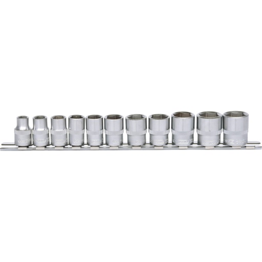 Jeu de douilles 3/8'' 6 pans 11 pcs 8-19 mm