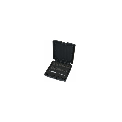 Coffret douilles chocs arraches écrous 1/2 et 1/4