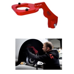 Support pour jambe de force McPherson 4pcs, pour vérin de fosse 600kg 160.0424
Pour soutenir la jambe de suspension pendant les travaux sur l'essieu
Fixation Ø 30 mm adaptée au vérin de fosse KS Tools 600 kg - 160.0424
Arceau de verrouillage à 2 vis
Utilisation facile et universelle