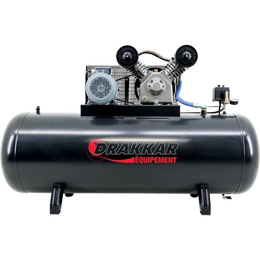 Compresseur à pistons entrainement par courroies 500l 7,5cv