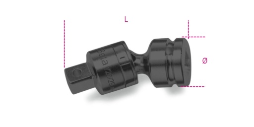 Cardan carrés mâle et femelle 3/8"