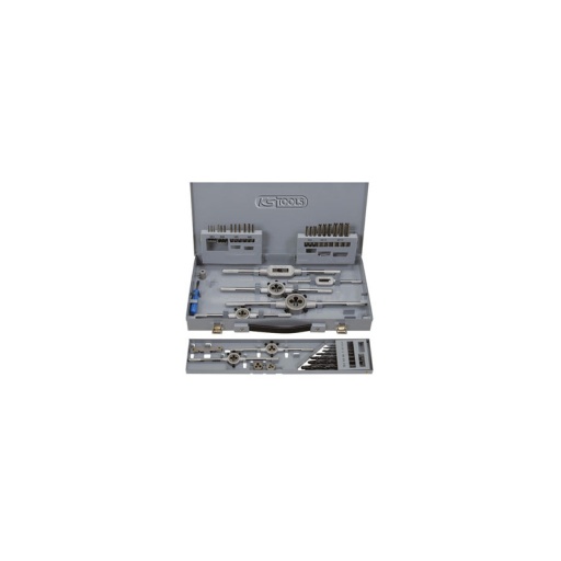 Coffret de jeux de tarauds et filières et forets M3 a M12