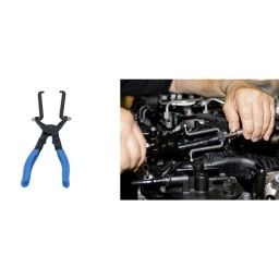 Pince pour conduites de carburant spécialement conçue pour le retrait et le remplacement des connexions difficiles à atteindre sur les conduites de carburant des véhicules lors de l'entretien ou du remplacement des filtres à carburant. 
Les mâchoires pivotantes plus longues offrent une plus grande flexibilité, permettant un meilleur accès et un effet de levier plus important pour les connecteurs profondément enfoncés ou difficiles à atteindre.

Comprime les ergots de déconnexion rapide sans endommager le connecteur.
La grande longueur et la mâchoire pivotante permettent de l'utiliser sur les connecteurs de conduites de carburant difficiles à atteindre.
Les applications comprennent : véhicules Audi, Fiat, Mercedes-Benz, Vauxhall/Opel et groupe VW.
La mâchoire pivotante est fabriquée en acier S45C et la poignée est enrobée de vinyle pour une meilleure prise et un plus grand confort.
Pour notre gamme de connecteurs rapides, veuillez consulter les références Connect 37206 - 37223.