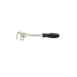  Simplifier la mise en tension de la courroie de distribution en utilisant ce galet tendeur universel 
Pour moteurs GM équipant les véhicules Fiat 500X, 500L, Bravo, Bravo, Croma, Ducato, Doblo, Freemont, Grande Punto, Punto, Idea, Marea, Multipla, Sedici, Stiloéquipés des moteurs suivants: 1.6D, 1.9TD, 1.9JTD, 2.0JTD, 2.0D, 2.4TD, 2.4JTD et Lancia, Delta, Kappa, Kappa SW, Lybra, LybraSW, Musa, Thesiséquipés des moteurs suivants : 1.6D, 1.9D, 1.9JTD, 2.0D, 2.4JTD  Plus Alfa Romeo, 145, 146, 147, 156, 159, 166, Brera, Giulietta, GT, Mito, Spider équipés des moteurs suivants: 1.6JTDM, 1.9JTD, 1.9JTDM, 2.0JTD, 2.4JTD et  Opel Astra J, Astra H, Cascada, Combo, Insignia, Signum, Vectra C, ZafiraB équipés des moteurs suivants: 1.9CDTI, 2.0CDTI, et Saab 9.5, 9.3 
Equipés des moteurs suivants: 1.9TID, TTID, 2.0TID, 2.2TTID et Suzuki SX4 équipé d'un 1.9DDIS  En acier S45C avec poignée confortable