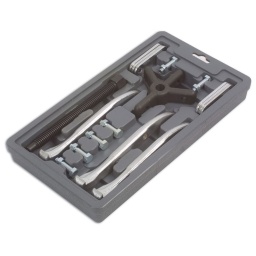 Extracteur d'engrenage - 150 mm (6") réversible à 2 et 3 branches 2 et 3 branches x 150 mm  Réversible Livré dans un coffret de rangement Disponible en deux tailles (1914) Possibilité d'extraction interne ou externe