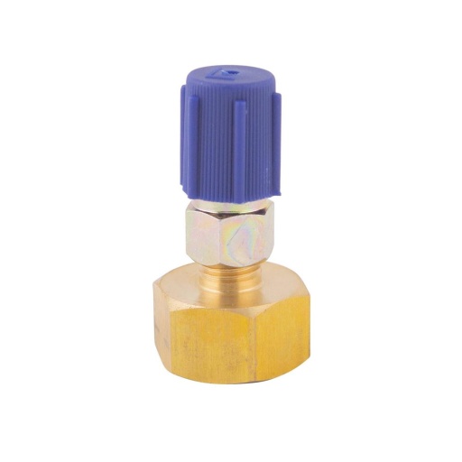 Adaptateur universel bouteille consignee r134a bp