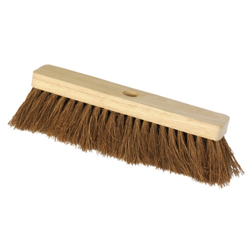 Balais droit en fibre coco - Sans manche - 290 mm