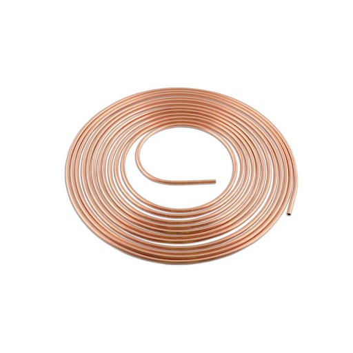 Rouleau durite cuivre recuit 1/4"