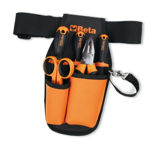 Pochette à outils avec assortiment de 5 outils