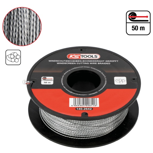 Fil de coupe fil tressé 0,8mm 50 m