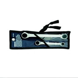 Selon DIN 837 / ISO 10103 
12 pans 
Cliquet 72 dents 
Finition satinée 
Chrome Vanadium 

