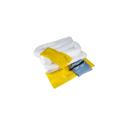 Le Laser 9222 est un kit de déversement absorbant contenant tout le nécessaire pour contenir et nettoyer un déversement d'hydrocarbures. 
Idéal pour les véhicules de course, les camions de dépannage et les ateliers.

Contenu du kit : 1 paire de gants, lunettes de sécurité, 1 sac d'élimination, 2 boudins absorbants, 5 chiffons absorbants et 10 feuilles absorbantes.
Conçu pour contrôler les déversements de carburant, d'huile, de machines, etc. afin d'éviter qu'ils ne se propagent.
Tailles : Boudin absorbant ; 1200 mm de longueur x 76 mm de diamètre. Chiffons ; 300 x 350 mm. Feuilles absorbantes ; 500 x 400 x 4 mm.
Capacité d'absorption d'environ 26 litres par kit.
REMARQUE : Les boudins, chiffons et feuilles contaminés doivent être éliminés conformément aux réglementations locales