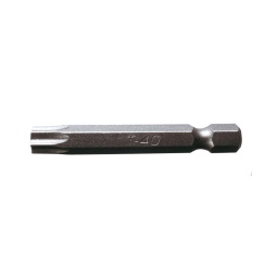 Embout de vissage ks torx percé 40 - entraînement 6.35 mm   longueur50 mm - unit