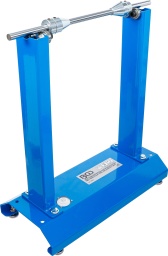 Alternative avantageuse pour une machine &agrave; &eacute;quilibrer on&eacute;reuse-Permet l&rsquo;&eacute;quilibrage statique de pneus de motos de diam&egrave;tre de roue jusqu&rsquo;&agrave; 740 mm et de largeur 320 mm-C&ocirc;ne de centrage de roue &Oslash; 17 - 29 mm-Cadre d'acier laqu&eacute; avec arbre d&rsquo;&eacute;quilibrage en acier au carbone-Avec 2 c&ocirc;nes de centrage de la roue sur l'arbre de centrage-Des roulements &agrave; bille de pr&eacute;cision permettent un mouvement pendulaire &agrave; faible friction et donc un &eacute;quilibrage pr&eacute;cis de la roue