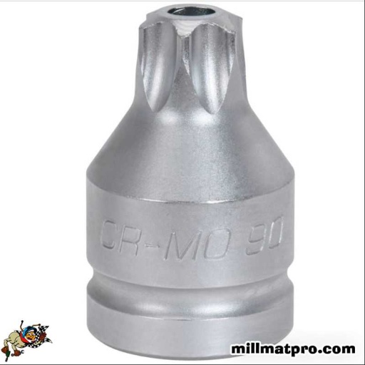 Douille tournevis à chocs TORX® percé 3/4'', TB100