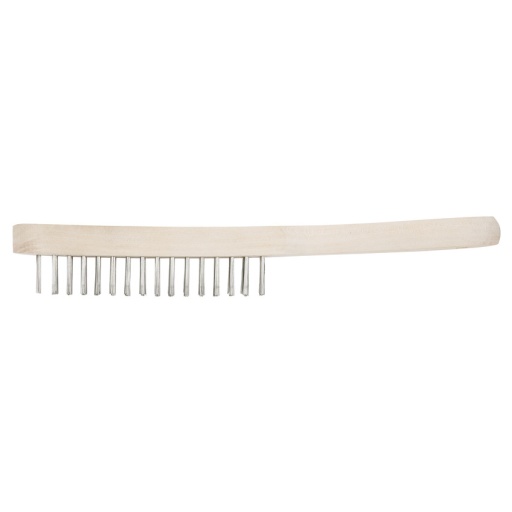 Brosse métallique à 3 rangées inox, 290 mm