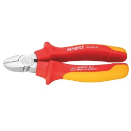 Pince coupante 160mm isolée 1000V bi-matière
Dureté du taillant : 60 HRC.
Manche bi-matière ergonomique.
Surface : chromée brillante.
IEC 60900:2018, DIN ISO 5749.
Dimensions / longueur : 160 mm.
Isolée 1000 V.
Fabriquée en Allemagne.
POIDS 
0,25KG