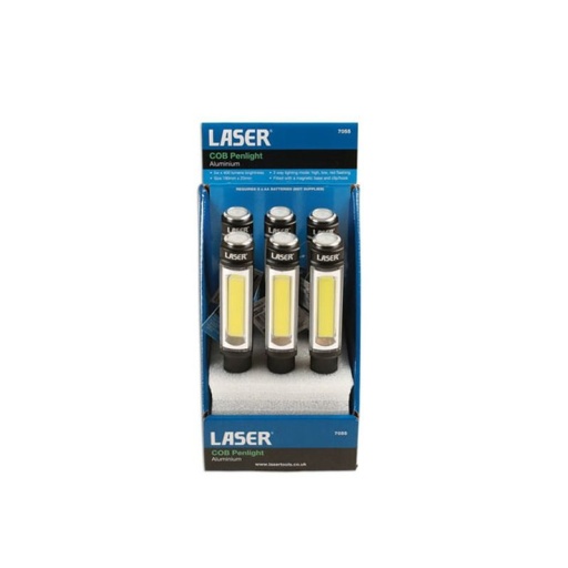 Lampe stylo COB - Aluminium