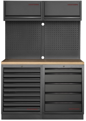 MOBILIO BLK Mobilier d'atelier 2 éléments, Hêtre