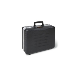 Valise porte-outils en polypropylène, vide
2 panneaux porte-outils
Fond intérieur avec séparateurs amovibles
Double fermeture avec combinaison
470x410X185 mm