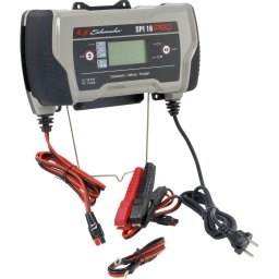 Batteries compatibles : GEL - WET - AGM - VRLA - MF - DRY - LITHIUM.

Automatique.
Chargeur de batteries / Maintien de charge
Conçu pour recharger véhicules en 12V en expo Showroom.
Écran digital.
Pour voiture, camionnette, camping car, bateau, gros tracteur, camion, TP.

Livré avec attache crochet métallique et câbles de connexions avec pinces.
Fréquence
560-60Hz
Alimentation
230V
Ampérage
16A/8A
Capacité batterie
360Ah
Tension de sortie
12/24V
Courant de charge
15A
Indice de protection
IP20
Modèle
SPI 16 PRO
Dimensions
280x190x83mm
Poids article
2,7KG