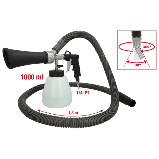 Kit de pistolet de nettoyage &agrave; air comprim&eacute; avec tuyau d'aspiration 3 pi&egrave;ces
