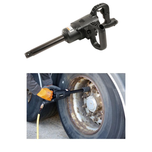 Cl&eacute; &agrave; chocs pneumatique &agrave; carr&eacute; de 3/4 avec enclume de 150 mm