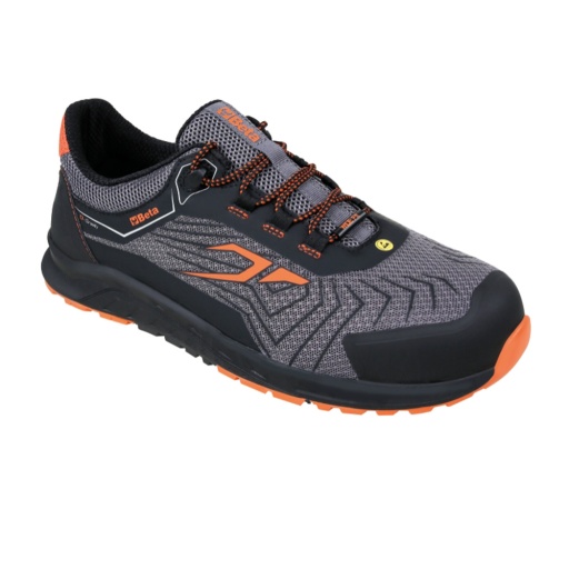 Chaussure en tissu maillé, très respirante, avec inserts en TPU Support de stabilité du talon, laçage traditionnel, coupe large