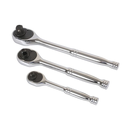 Jeu de 3 cliquets 1/4" - 3/8" - 1/2"