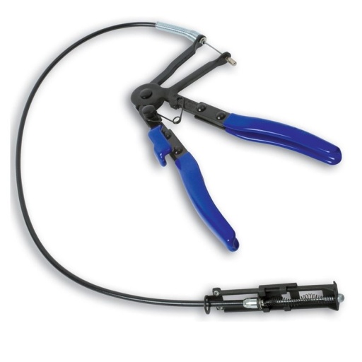 Pliers for self-tightening collars - long reach