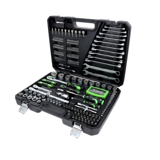 Coffret de douilles et accessoires COMPETITION 1/4" + 1/2" 232 pcs