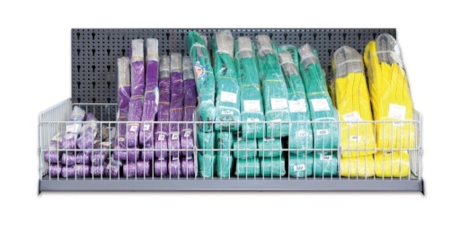 Assortiment de 52 sangles de levage avec grilles, sans panneau